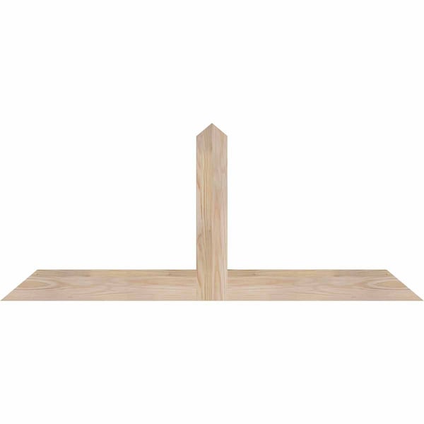 Ekena Millwork Portland Smooth Timber Gable Bracket, Douglas Fir, 48"W x 20"H x 1 1/2"D x 3 1/2"F, 10/12 Pitch GBW048X20X0204POR00SDF - main